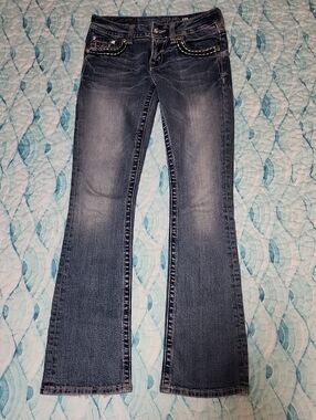 Miss Me Dark Blue Bootcut Jeans